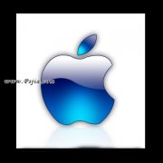 PS打造水晶苹果logo